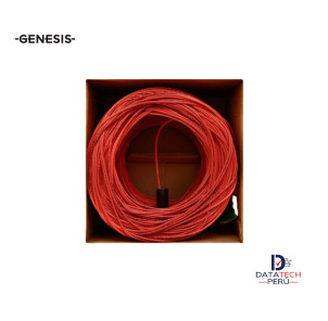 Cable de incendio FPLR de 2x18awg color Rojo rollo por 305m GENESIS 43061104