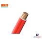 Cable eléctrico THW-90 Plus 14AWG 450/750V rollo por 100m Color Rojo INDECO