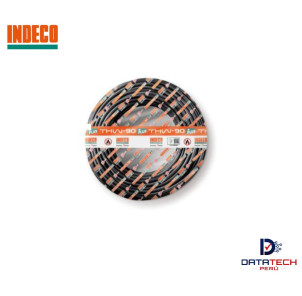 Cable eléctrico THW-90 Plus 12AWG 450/750V rollo por 100m Color Negro INDECO