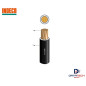 Cable eléctrico NH-90 2.5mm2 450/750V rollo por 100m Color Negro INDECO
