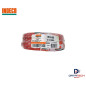 Cable eléctrico NH-90 2.5mm2 450/750V rollo por 100m Color Rojo INDECO