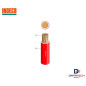 Cable eléctrico NH-90 2.5mm2 450/750V rollo por 100m Color Rojo INDECO