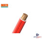 Cable eléctrico TW-80 Plus 10AWG 450/750V rollo por 100m Color Rojo INDECO