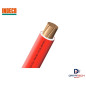 Cable eléctrico THW-90 Plus 10AWG 450/750V rollo por 100m Color Rojo INDECO