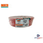 Cable eléctrico NH-90 4mm2 450/750V rollo por 100m Color Rojo INDECO