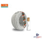 Cable eléctrico NH-90 4mm2 450/750V rollo por 100m Color Blanco INDECO Cable eléctrico NH-90 4mm2 450/750V rollo por 100m Color Blanco INDECO