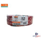 Cable eléctrico NH-90 6mm2 450/750V rollo por 100m Color Rojo INDECO