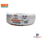 Cable eléctrico NH-90 6mm2 450/750V rollo por 100m Color Blanco INDECO Cable eléctrico NH-90 6mm2 450/750V rollo por 100m Color Blanco INDECO