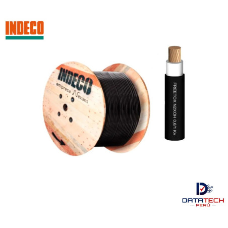 Cable eléctrico N2XOH de 16mm2 unipolar 0.6/1KV Color Negro-UV INDECO