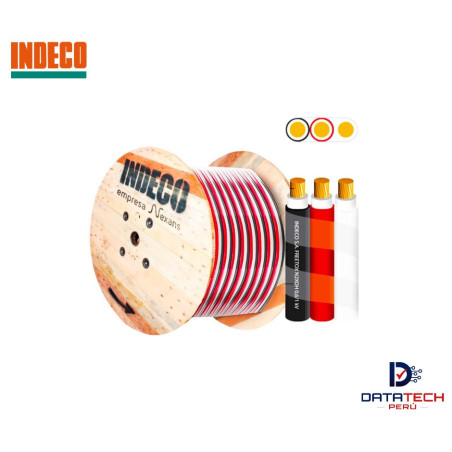 Cable eléctrico N2XOH NYY de 3-1x150mm2  0.6/1KV Clase 2 Rojo-Negro-Blanco INDECO