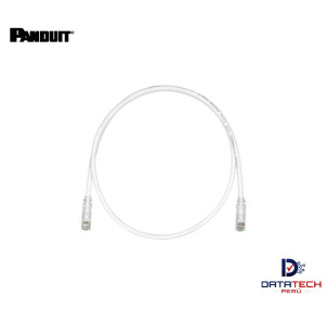 Patch cord UTP RJ45 LSZH cat 6 de 1m 24awg Color Blanco UTPSPL1MY Panduit Pannet