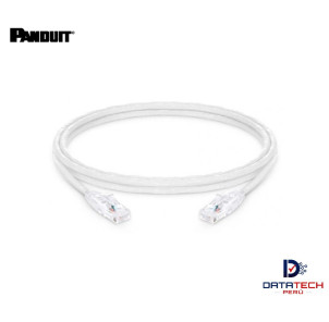 Patch cord UTP RJ45 LSZH cat 6 de 3m 24awg Color Blanco UTPSPL3MY Panduit Pannet