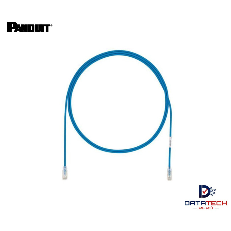 Patch cord U/UTP RJ45 LSZH cat 6A de 1.5m 28awg Color Azul UTP28X1.5MBU Panduit