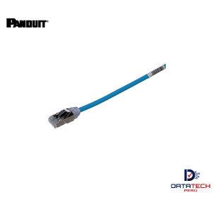 Patch cord S/FTP RJ45 LSZH cat 6A de 3m 28awg Color Azul STP28X3MBU Panduit