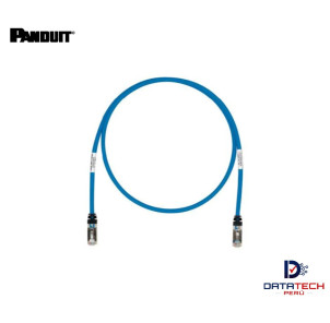 Patch cord S/FTP RJ45 LSZH cat 6A de 1m 26awg Color Azul STP6X1MBU Panduit