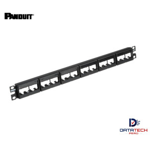 Patch panel de 24 puertos modular vacío CPPL24WBLY Panduit Pannet