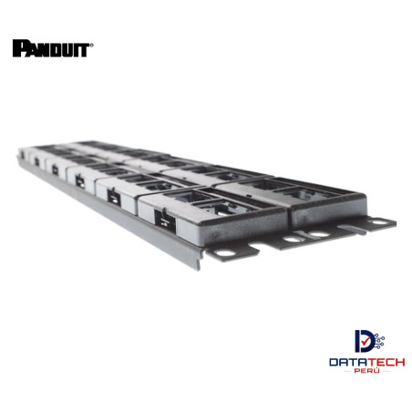 Patch panel de 48 puertos modular vacío CPPL48WBLY Panduit Pannet