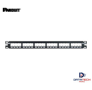 Patch panel de 24 puertos modular blindado vacío CP24BLY Panduit Pannet