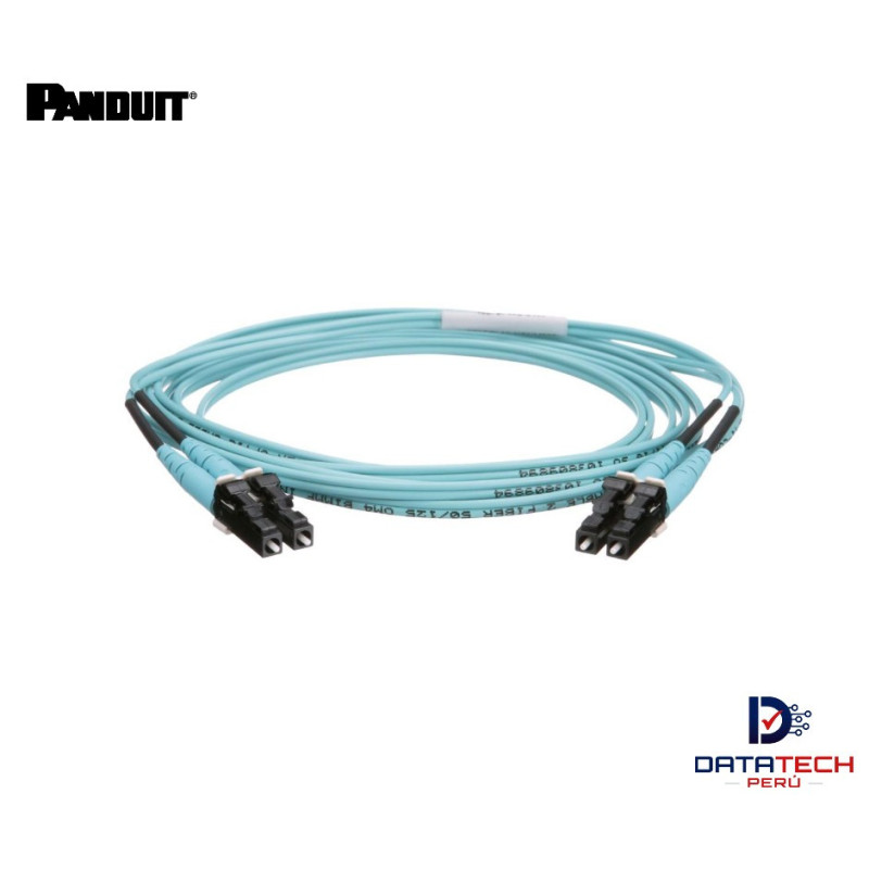 Patch cord de fibra Óptica Multimodo de 3M LSZH OM3 LC-LC dúplex FX2ELLNLNSNM003 Panduit