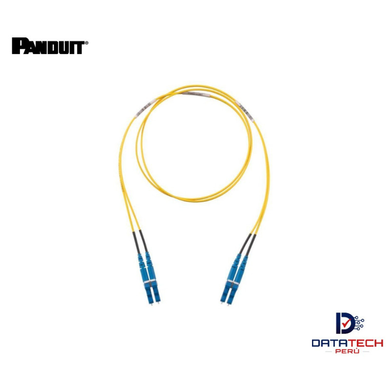 Patch cord de fibra Óptica Monomodo de 2M LSZH OS2 LC-LC dúplex F92ELLNLNSNM002 Panduit
