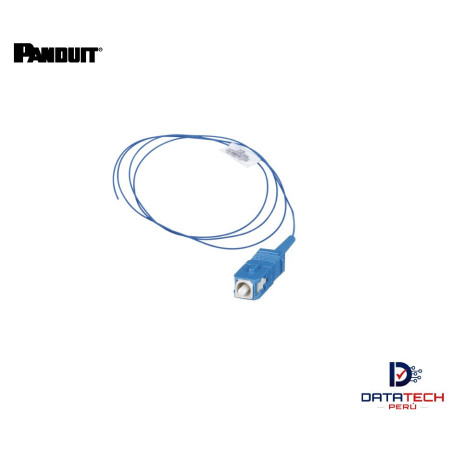 Pigtail de Fibra Optica SC simplex 1m monomodo OS2 9/125, 900um Color Azul F91BN3NNNSNM001Panduit