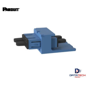 Acoplador de fibra Óptica dúplex Monomodo SC-SC Mini-Com OS2 Color Azul CMDBUSCZBU Panduit