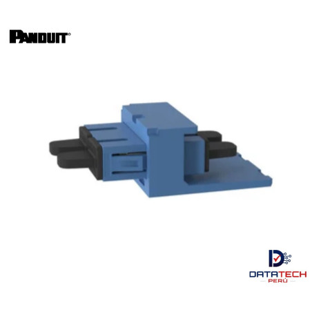 Acoplador de fibra Óptica dúplex Monomodo SC-SC Mini-Com OS2 Color Azul CMDBUSCZBU Panduit