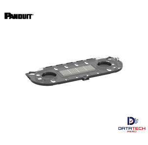 Bandeja de empalme de fibra Óptica para 24 fusiones color Negro FOSMF Panduit
