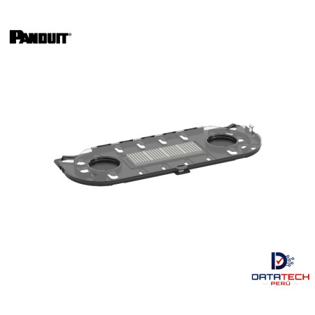 Bandeja de empalme de fibra Óptica para 24 fusiones color Negro FOSMF Panduit