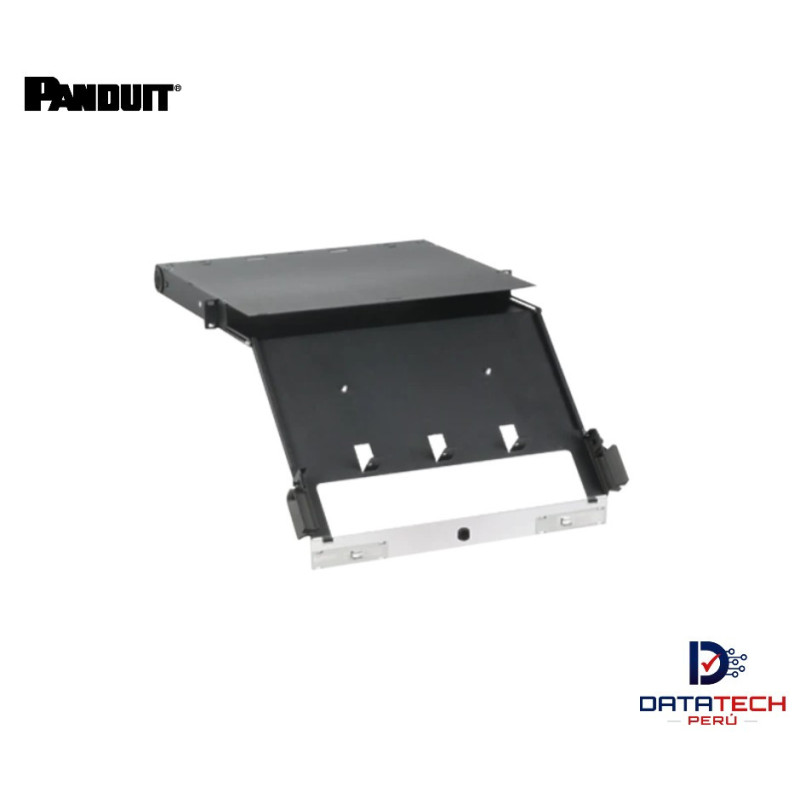 Bandeja de distribución de fibra Óptica Deslizable e inclinable color Negro FCE1U Panduit Bandeja de distribución de fibra Óptica Deslizable e inclinable color Negro FCE1U Panduit