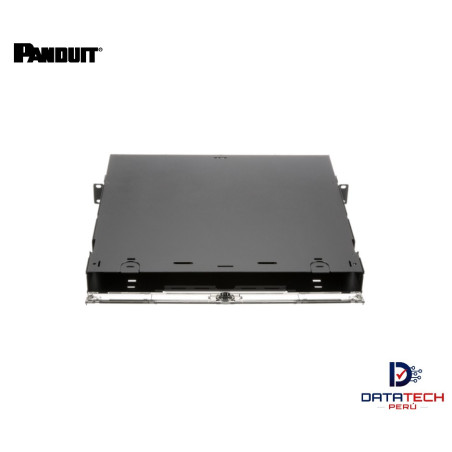 Bandeja de distribución de fibra Óptica Deslizable e inclinable color Negro FCE1U Panduit