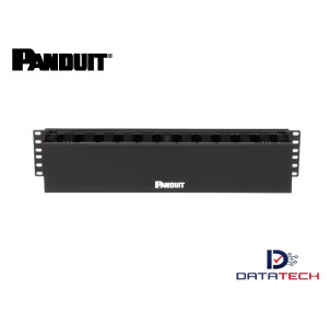 Ordenador horizontal frontal de 2RU PVC ABS color Negro WMPF1E Panduit