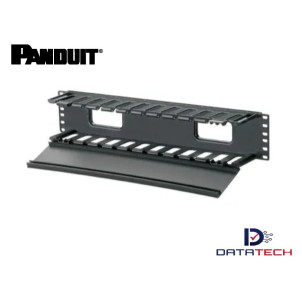 Ordenador horizontal frontal de 2RU PVC ABS color Negro WMPF1E Panduit