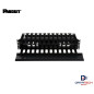 Ordenador horizontal frontal/Posterior de 2RU PVC ABS color Negro WMPH2E Panduit Ordenador horizontal frontal/Posterior de 2RU PVC ABS color Negro WMPH2E Panduit