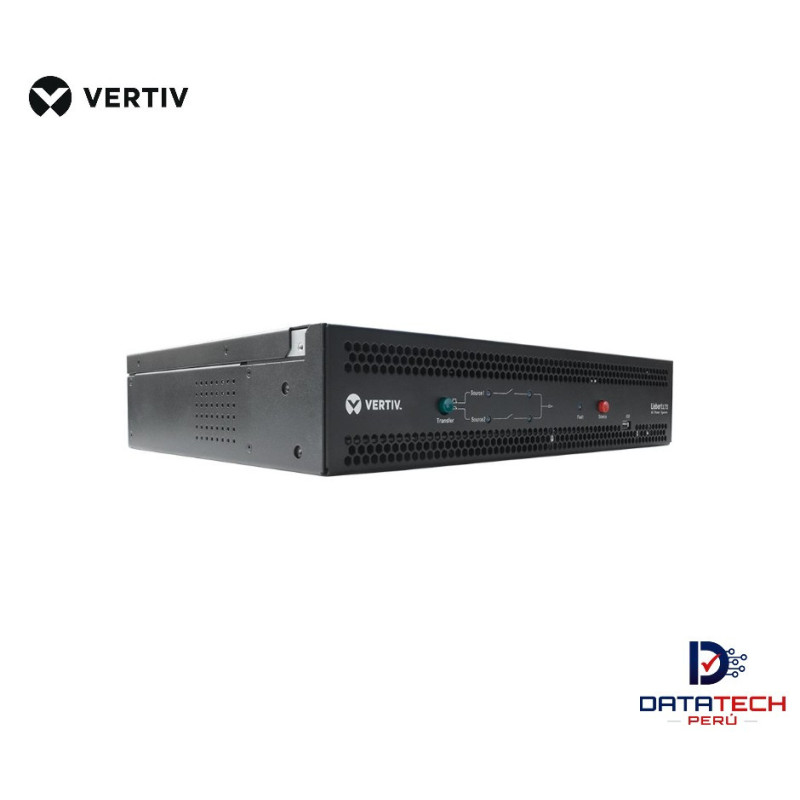 Rack ATS 32A 7kVA Horizontal (4) C13+(4) C19 output hardwired VERTIV UF-LTS32-1P