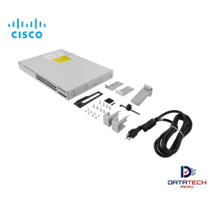 Switch Cisco Catalyst 9200L con 24 puertos 1G y 4x10G. CISCO C9200L-24T-4X-E