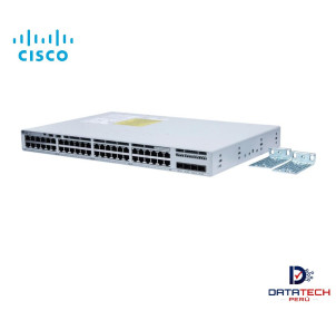 Switch Cisco Catalyst 9200L 48 puertos 1G PoE+ y 4 x 10G. CISCO C9200L-48P-4X-E