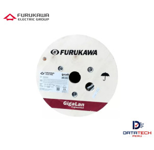 Cable de red F/UTP categoría 6A 23AWG LSZH-3 Color Gris rollo de 305m FURUKAWA 23370014