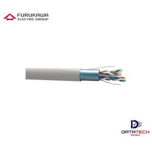 Cable de red F/UTP categoría 6A 23AWG LSZH-3 Color Gris rollo de 305m FURUKAWA 23370014
