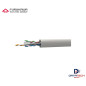 Cable de red U/UTP categoría 6A 23AWG LSZH-3 Color Gris rollo de 305m FURKAWA 23500031