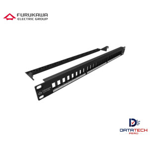 Patch panel de 24 puertos categoría 6 Vacío 1RU 19" FURUKAWA 35050238