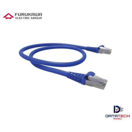 Patch cord RJ45 F/UTP LSZH-3 categoría 6A Color Azul de 1.0m FURUKAWA 35085052