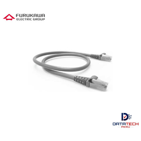Patch cord RJ45 F/UTP LSZH-3 categoría 6A Color Gris de 2.0m FURUKAWA 35085084