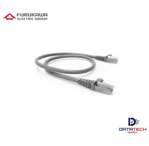 Patch cord RJ45 F/UTP LSZH-3 categoría 6A Color Gris de 3.0m FURUKAWA 35085040