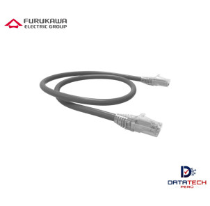 Patch cord RJ45 UTP LSZH categoría 6 Color Gris de 1.0m FURUKAWA 35123927