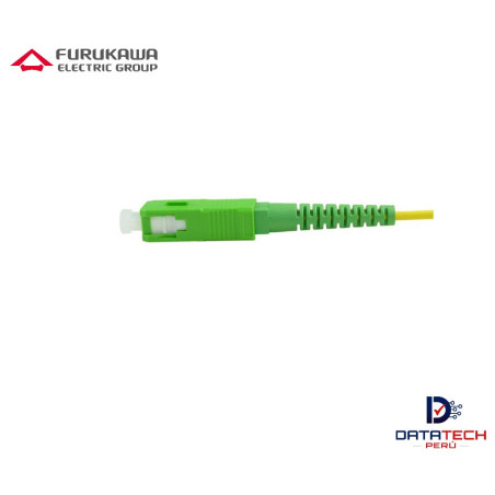 Patch Cord FO SC-APC/SC-APC Monomodo Simplex 1.5mts G652D Amarillo LSZH FURUKAWA 33000481