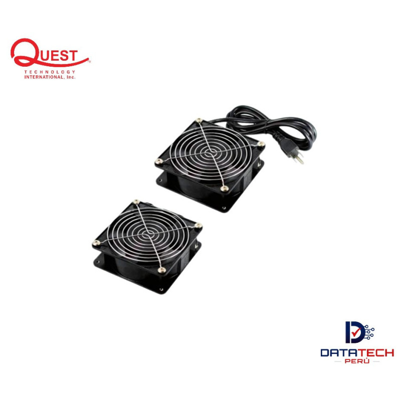 Kit de 2 ventiladores genéricos para gabinetes 220V QUEST K2V220V-Q