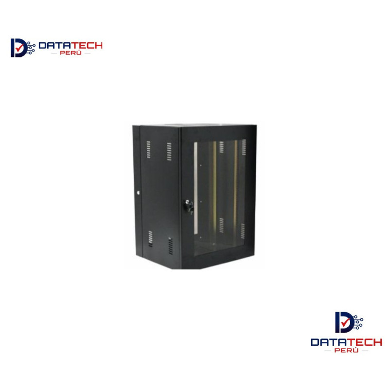 Gabinete de pared Pivotable de 15RU Alto 72cm x Ancho 60cm x Prof. 51cm Negro DATATECHPERU GB-15U6051