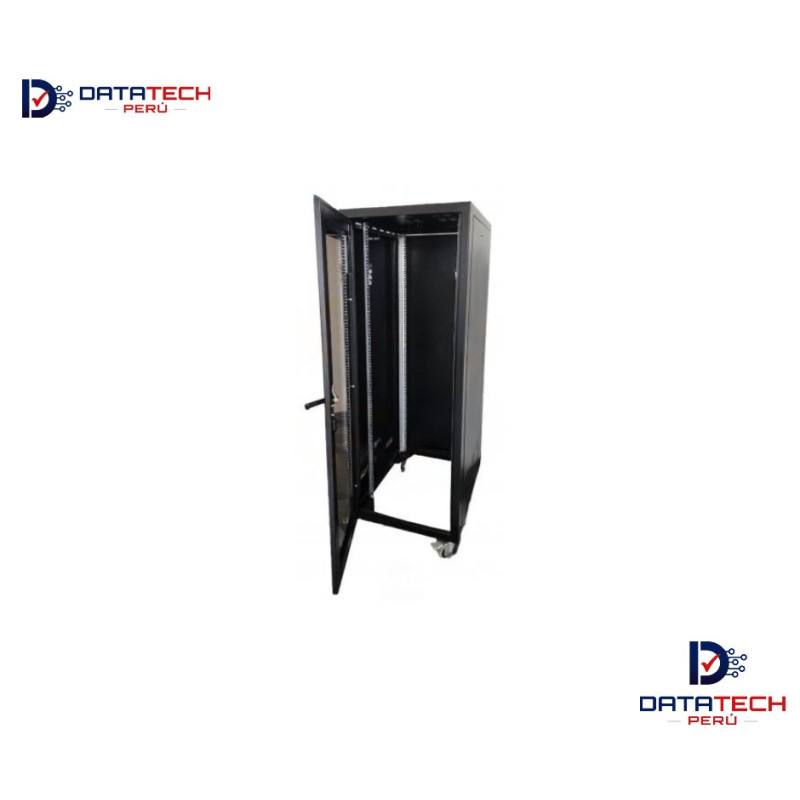 Gabinete de Piso puerta de vidrio de 32RU Alt. 1.50m Ancho 62cm Prof. 80cm DATATECHPERU GB-32U6280D