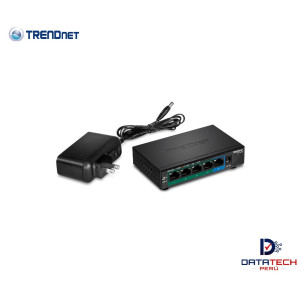 Switch Gigabit PoE+ de 5 puertos 32W TRENDNET TPE-TG52